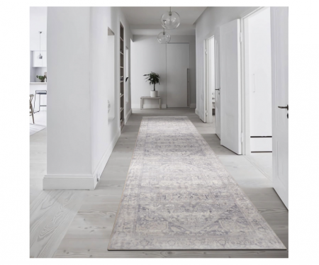 Covor vintage antiderapant, lavabil Homcomodar Boho pentru hol 80 x 300 cm [0]