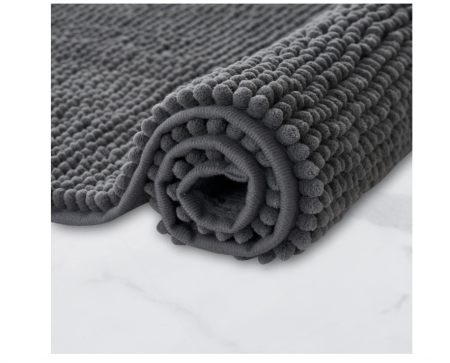 Textile si covoare - Covoraș de baie super absorbant, anti-alunecare Decomira, Gri închis, 70 x 120 cm