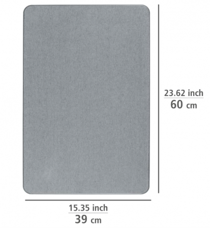 Covoraș de baie Wenko Simi, 60 x 39 cm, Gri [4]