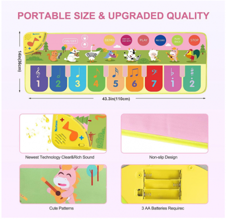 Covoraș muzical MUSUNFE, pentru copii de 1-6 ani [7]