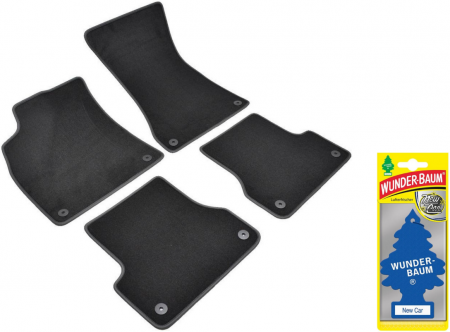 Auto Moto - Covorase auto din mocheta Umbrella pentru Audi A7 (2010-2018) + Odorizant Auto Bradut Wunder-Baum New Car