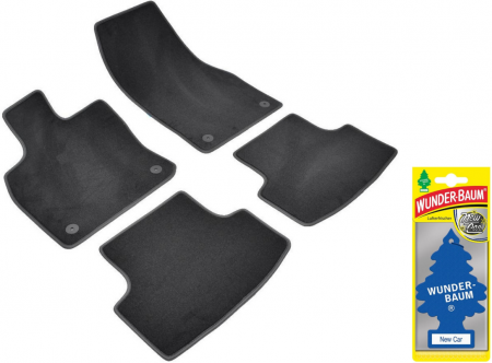 TOATE PRODUSELE - Covorase auto din mocheta Umbrella pentru Audi Q2 (2016-prezent) + Odorizant Auto Bradut Wunder-Baum New Car