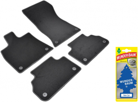 TOATE PRODUSELE - Covorase auto din mocheta Umbrella pentru Audi Q5 II [FY] (2017-prezent) + Odorizant Auto Bradut Wunder-Baum New Car