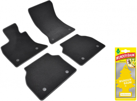 Auto Moto - Covorase auto din mocheta Umbrella pentru BMW 5 [F07 GT] (2009-2017) + Odorizant Auto Bradut Wunder-Baum Vanillaroma