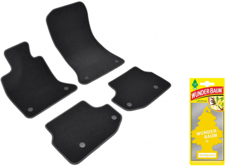 Auto Moto - Covorase auto din mocheta Umbrella pentru BMW 5 [F10/F11] (2010-2013) + Odorizant Auto Bradut Wunder-Baum Vanillaroma