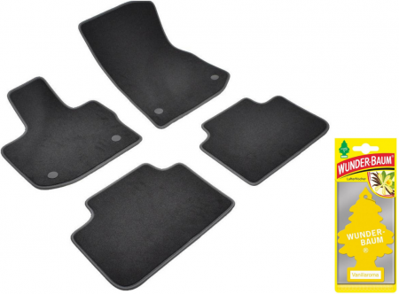 Auto Moto - Covorase auto din mocheta Umbrella pentru BMW X3 [G01] (2017-prezent) + Odorizant Auto Bradut Wunder-Baum Vanillaroma