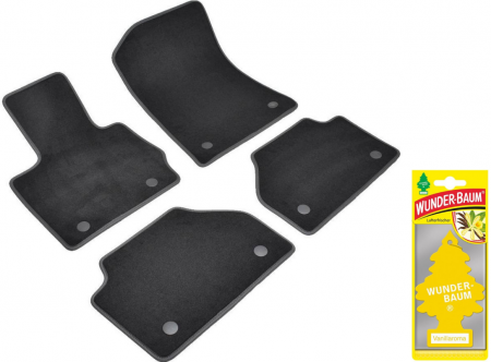 Auto Moto - Covorase auto din mocheta Umbrella pentru BMW X4 [F26] (2014-2018) + Odorizant Auto Bradut Wunder-Baum Vanillaroma