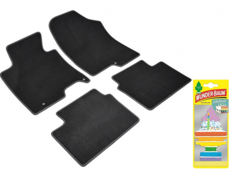 Covorase auto - Covorase auto din mocheta Umbrella pentru Kia Pro Ceed II [JD] (2013-2018) + Odorizant Auto Bradut Wunder-baum Celebrate