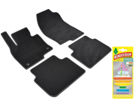 Covorase auto - Covorase auto din mocheta Umbrella pentru Mazda CX-5 II [KF] (2017-prezent) + Odorizant Auto Bradut Wunder-baum Celebrate