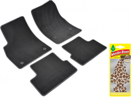 Covorase auto - Covorase auto din mocheta Umbrella pentru Opel Astra [J] (2009-2015) + Odorizant Auto Bradut Wunder-baum Cafe