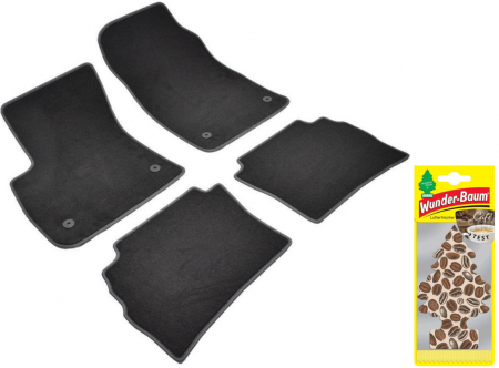 Covorase auto - Covorase auto din mocheta Umbrella pentru Opel Insignia II (2017-prezent) + Odorizant Auto Bradut Wunder-baum Cafe