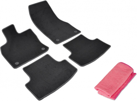 Covorase auto - Covorase auto din mocheta Umbrella pentru Seat Ateca (2016-prezent) + Laveta Microfibra 30X40 Cm