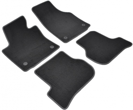 Covorase auto din mocheta Umbrella pentru Seat Leon II [1P] (2005-2012) + Laveta Microfibra 30X40 Cm [1]