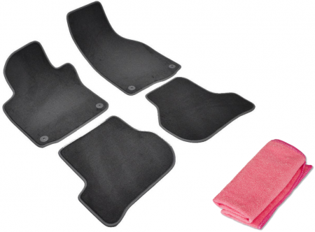 Covorase auto - Covorase auto din mocheta Umbrella pentru Skoda Octavia II (2004-2013) + Laveta Microfibra 30X40 Cm