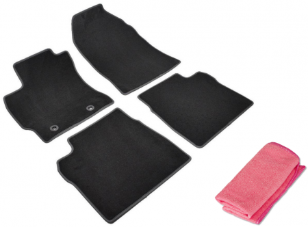 Covorase auto - Covorase auto din mocheta Umbrella pentru Toyota Corolla [E170] (2013-2018) + Laveta Microfibra 30X40 Cm