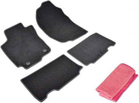 Covorase auto - Covorase auto din mocheta Umbrella pentru Toyota Rav4 IV [XA40] (2013-2018) + Laveta Microfibra 30X40 Cm