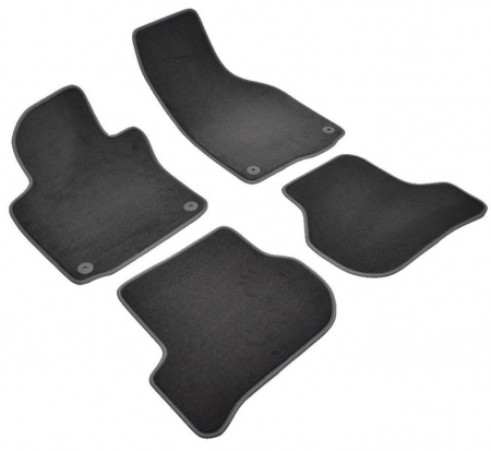 Covorase auto din mocheta Umbrella pentru Volkswagen Golf V (2003-prezent)- Sisteme fixare rotunde + Odorizant Auto Bradut Wunder-Baum Zimt Apfel (Mar Si Scortisoara) [1]