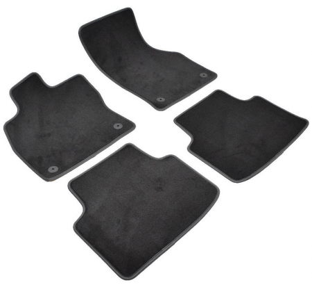 Covorase auto din mocheta Umbrella pentru Volkswagen Passat VIII [B8] (2014-prezent) + Odorizant Auto Bradut Wunder-Baum Zitrone (Lamaie) [1]