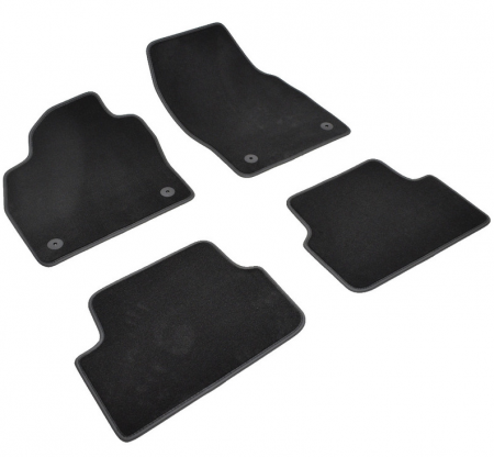 Covorase auto din mocheta Umbrella pentru Volkswagen Polo VI [AW] (2017-prezent) + Odorizant Auto Bradut Wunder-Baum Zitrone (Lamaie) [1]