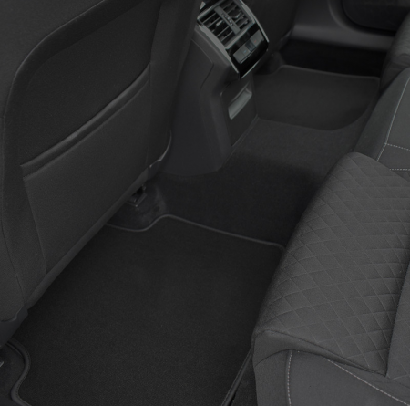 Covorase auto din mocheta Umbrella pentru Volkswagen Touran I MK2 (2010-2015) + Odorizant Auto Bradut Wunder-Baum Zitrone (Lamaie) [3]