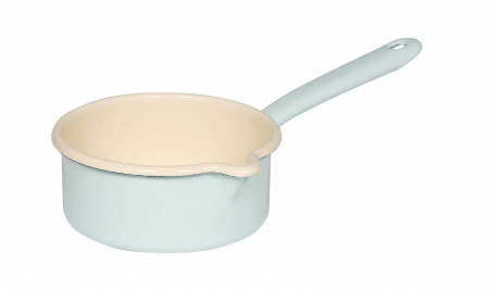 Bucatarie & Servire - Cratiță cu mâner emailat Riess, 0036-006,  0.75L, turcoaz