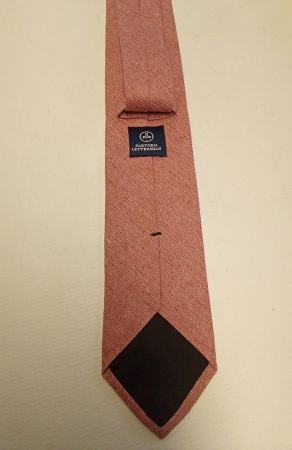 Cravata pentru barbati Generico, 60% Bumbac, 40% Matase, roz [2]