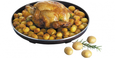 Tava copt WPRO pentru cuptor cu microunde 30.5 cm, 480131000085, AVM305 [1]