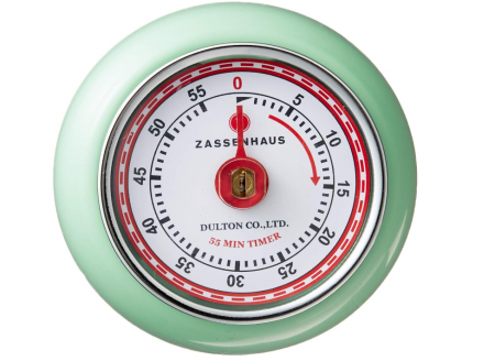 Cronometru de bucătărie retro Zassenhaus, oțel inoxidabil, 7cm, M072365 [1]