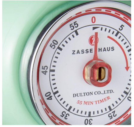 Cronometru de bucătărie retro Zassenhaus, oțel inoxidabil, 7cm, M072365 [2]