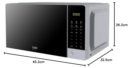 Cuptor cu microunde Beko MOC201103S, digital, 20L, 700W, argintiu [11]
