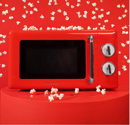 Cuptor cu microunde Cecotec Proclean 3010 Retro Red, 20 L, 700 W [7]