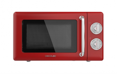 Aragaze si cuptoare cu microunde - Cuptor cu microunde Cecotec Proclean 3010 Retro Red, 20 L, 700 W