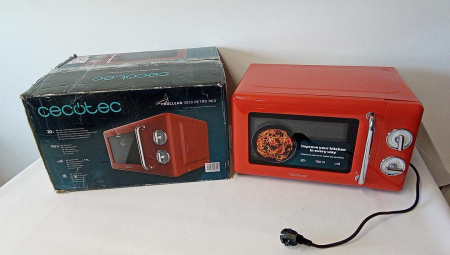 Cuptor cu microunde Cecotec Proclean 3010 Retro Red, 20 L, 700 W [5]