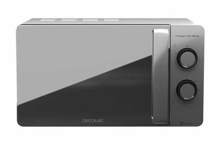 Aragaze si cuptoare cu microunde - Cuptor cu microunde Cecotec ProClean 3060 Mirror, 700W, 20L
