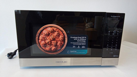 Cuptor cu microunde Cecotec ProClean 6110, 23L, 6 nivele, microunde 800 W și grătar 1000 W [1]