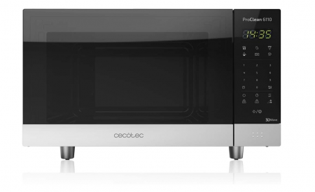 Aragaze si cuptoare cu microunde - Cuptor cu microunde Cecotec ProClean 6110, 23L, 6 nivele, microunde 800 W și grătar 1000 W