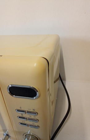 Cuptor cu microunde digital Cecotec cu gratar Proclean 5110 Retro, galben, 20 L, 700 W în 5 nivele [2]