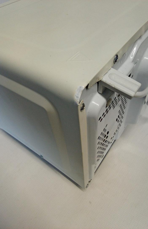 Cuptor cu microunde digital Swan Nordic, 20L, 6 trepte de funcționare, putere 800W, temporizator 30 minute, mod dezghețare, efect lemn, alb mat [3]