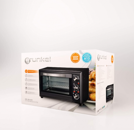 Cuptor electric Grunkel - HR-28NRM multifunctional de 28L, 1600W, Negru [6]