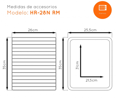 Cuptor electric Grunkel - HR-28NRM multifunctional de 28L, 1600W, Negru [4]