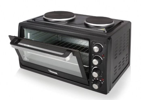 Cuptor electric Tristar OV-1443, cu 2 arzatoare deasupra, 3100W, 38L, negru [10]