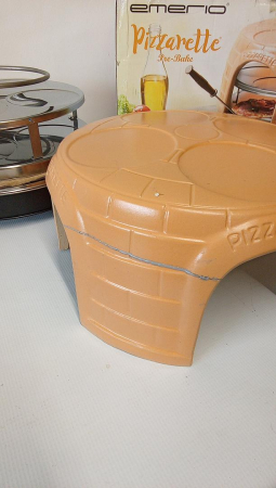 Cuptor Emerio Pizzarette Original pentru mini pizza din teracota, PO-116124.1 [1]