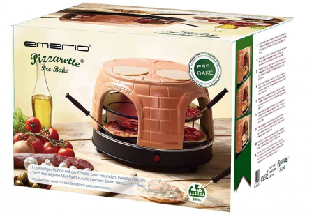 Cuptor Emerio Pizzarette Original pentru mini pizza din teracota, PO-116124.1 [5]