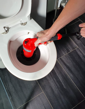 Curățător de țevi, scurgeri ROTHENBERGER Industrial  cu aer comprimat, 4 adaptoare de cauciuc, pentru teava din baie, bucatarie, toaleta, 150000006 [2]