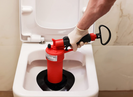 Curățător de țevi, scurgeri ROTHENBERGER Industrial  cu aer comprimat, 4 adaptoare de cauciuc, pentru teava din baie, bucatarie, toaleta, 150000006 [3]