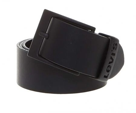 TOATE PRODUSELE - Curea de piele Levi's Ashland Gun Metal, unisex, negru, marime 110