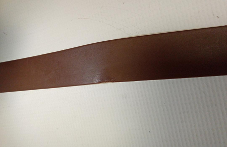 Curea din silicon cu catarama din plastic, 3.5 x 120 cm, maro [5]