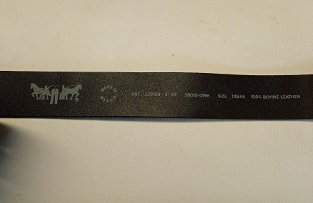 Curea unisex Levi's Seine, negru, marime 110 [1]