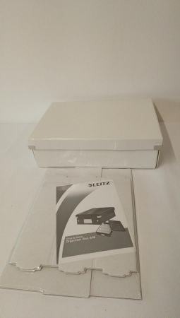 Cutie de depozitare Leitz, gama Click and Store 60430001 pentru birou, albă [1]