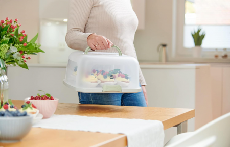 Cutie de depozitare si transport pentru tort Emsa Prep&Bake K3267034, 37 x 33 cm [6]